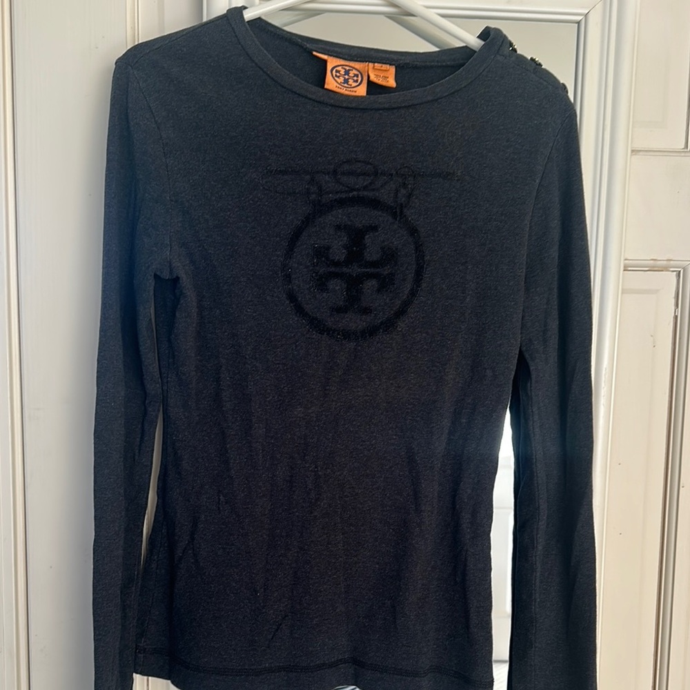 Tory Burch Black Long Sleeve Shirt